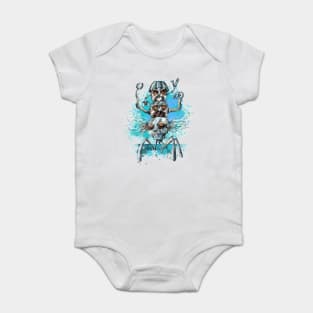 Robot Stooges Baby Bodysuit